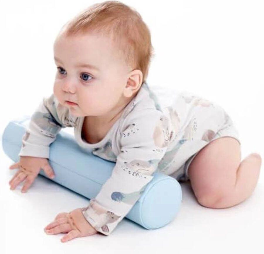 Iglu Kruiprol Baby rol Tummy roller Kunstleer Blauw