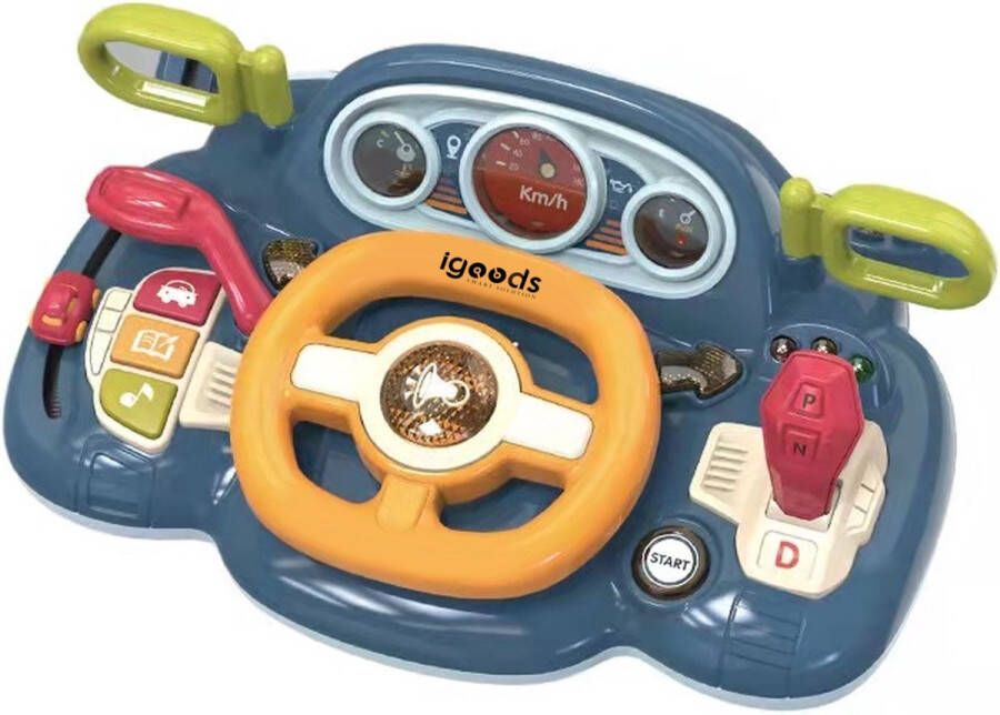 Igoods Educatief Babyspeelgoed Interactief babyspeelgoed Auto Dash board Peuterspeelgoed