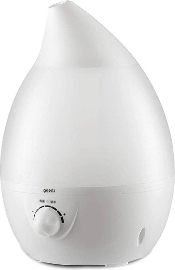 Igoods Luchtbevochtiger Air Humidifier Vernevelaar Geurverspreider Wit