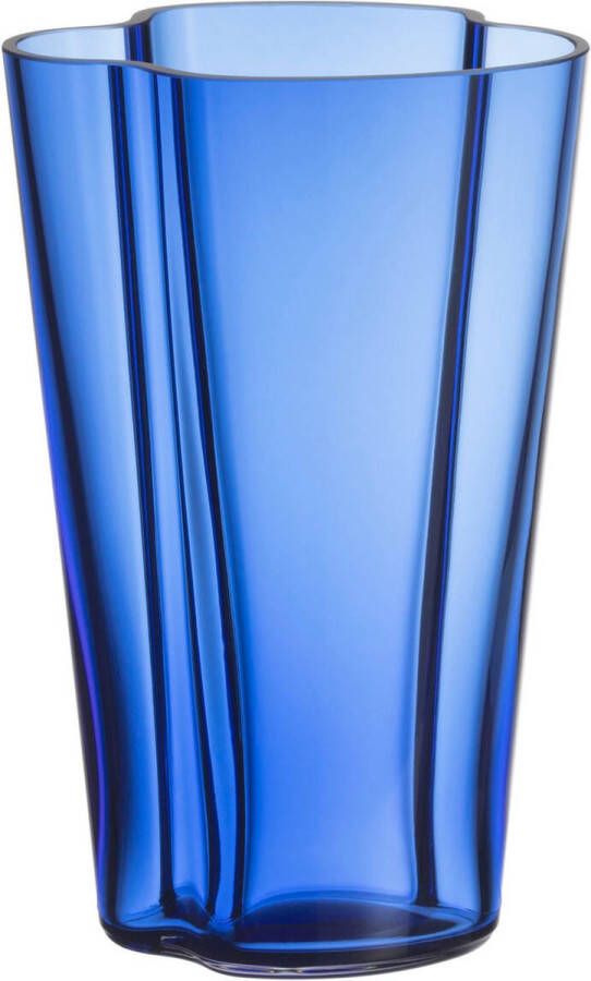 Iittala Alvar Aalto Collection vaas 220mm ultramarijn blauw