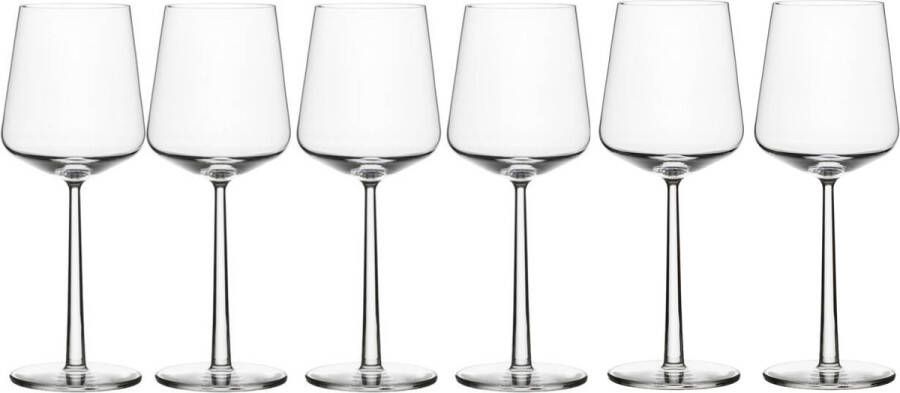 Iittala Essence Wijnglazen Rode Wijn – Vaatwasserbestendig Transparant 45 cl – Set van 6 Glazen