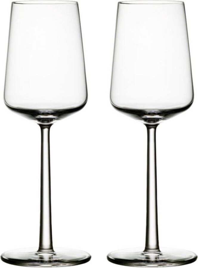 Iittala Essence Wijnglazen Witte Wijn – Vaatwasserbestendig Transparant 33 cl – Set van 2 Glazen