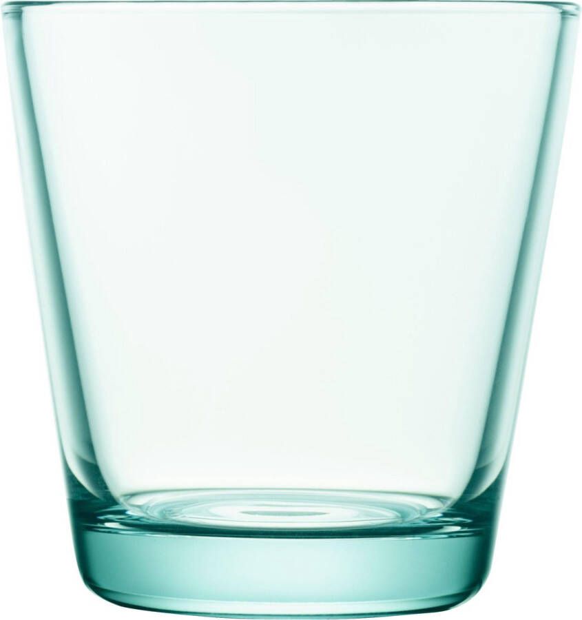 Iittala Kartio Tumbler Glazen Set Waterglas Vaatwasbestendig Watergroen 21 cl 2 Stuks