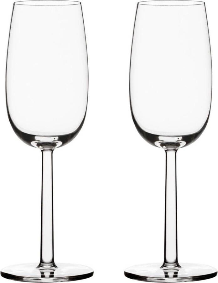 Iittala Raami Champagneglazen set – Transparant 24 cl – Set van 2