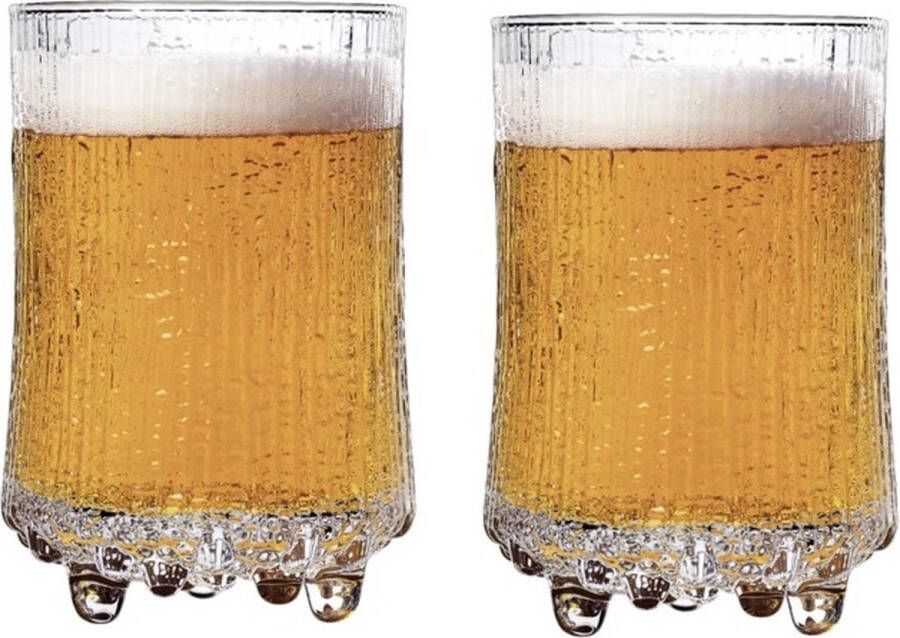 Iittala Ultima Thule – Bierglazen Speciaal Bier – Vaatwasserbestendig – 38 cl – 2 Glazen