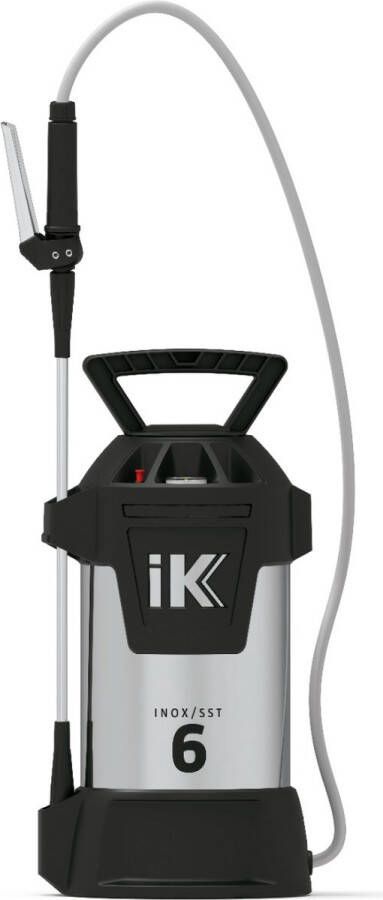 Ik INOX 6 Drukspuit 6 Liter RVS Tank Professioneel Voor Olie en Oplosmiddelen