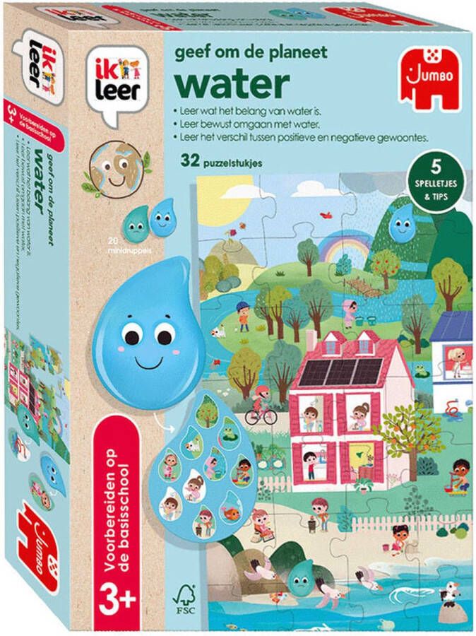 Ik Leer Jumbo Geef Om De Planeet Water Educatief Spel