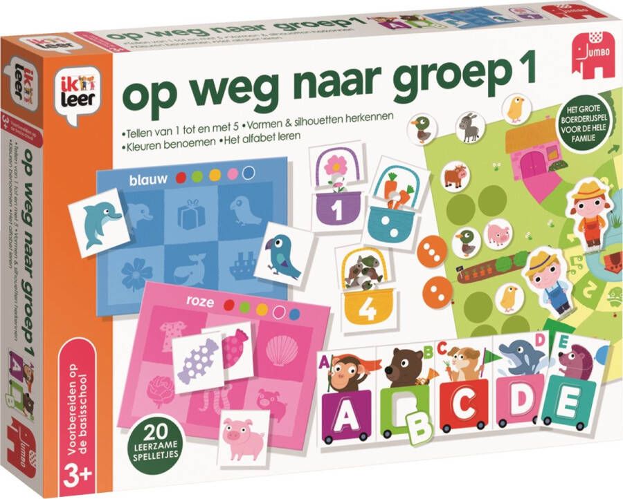 Ik Leer Jumbo Op Weg Naar Groep 1 Educatief spel