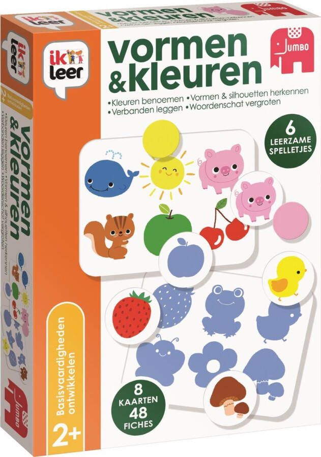 Ik Leer Jumbo Vormen en Kleuren Educatief spel