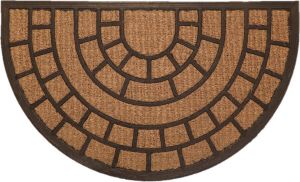 Ikado Kokosmat met rubber halfrond 45 x 75 cm