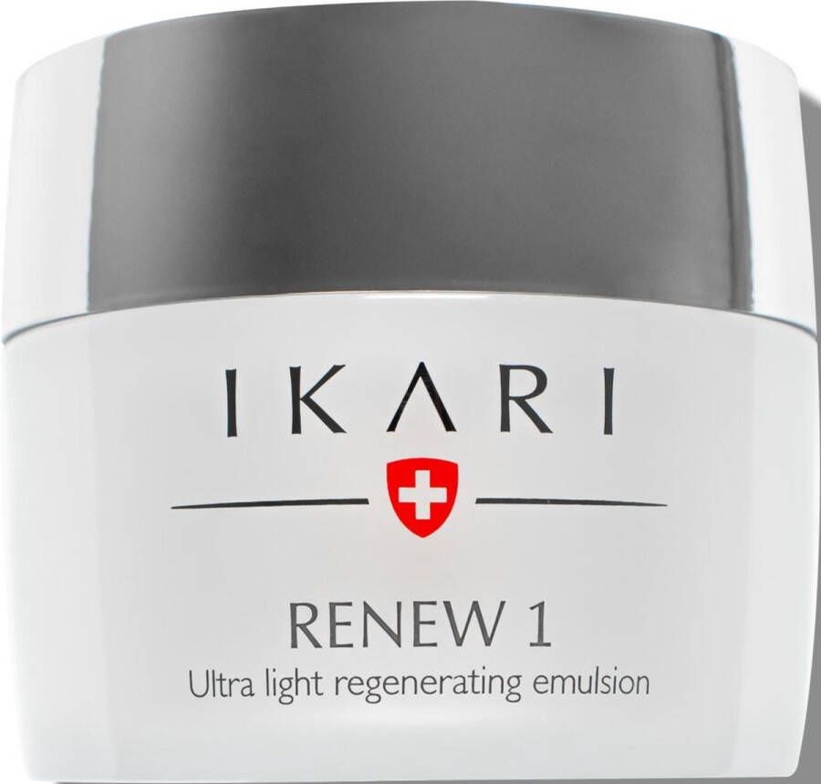 Ikari Renew 1 Matterende dag- & nachtcrème voor zeer vettige huid Ultra Light Emulsion (50ml)