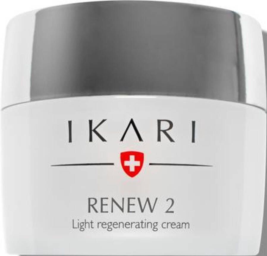 Ikari Renew 2 Matterende dag- & nachtcrème voor vettige huid Light cream (50ml)