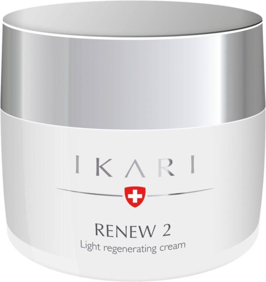Ikari Renew 2 Matterende dag- & nachtcrème voor vettige huid Light cream (50ml)
