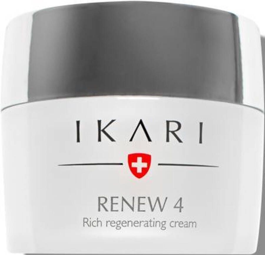 Ikari Renew 4 Hydraterende dag- & nachtcrème voor droge huid Rich Cream (50ml)