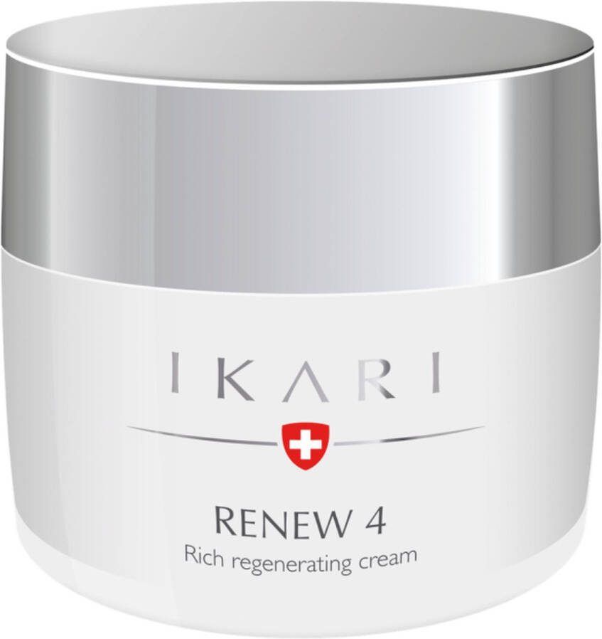 Ikari Renew 4 Hydraterende dag- & nachtcrème voor droge huid Rich Cream (50ml)
