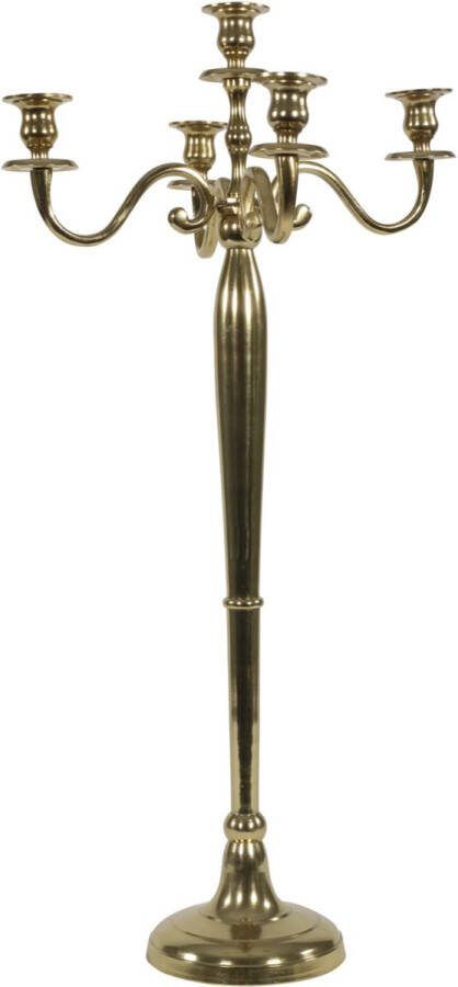 Ikklus.nl Outdoor Living Kandelaar Classic alu goud 78cm