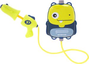IKONKA Rugzak waterpistool dinosaurus groen 1L Buitenspeelgoed Backpack Watergun Supersoaker