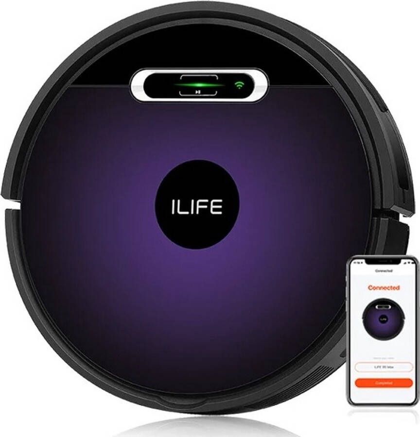 ILIFE Jo-Jo s 4U V3s Max Robotstofzuiger 2000Pa Sterke Zuigkracht App Bediening Wifi Aangesloten 90 Minuten Lange Gebruikstijd 25W