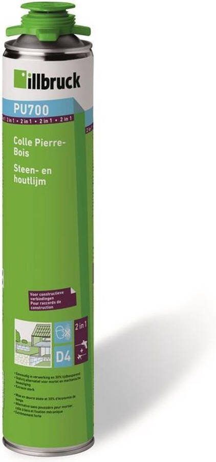 Illbruck PU700 Steen- Houtlijm 880ml beige PU700399138