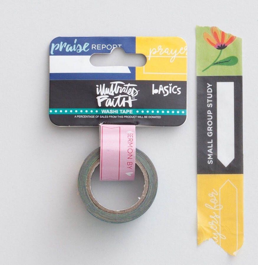 Illustrated Faith Document it Washi tape 25 mm Basics collection