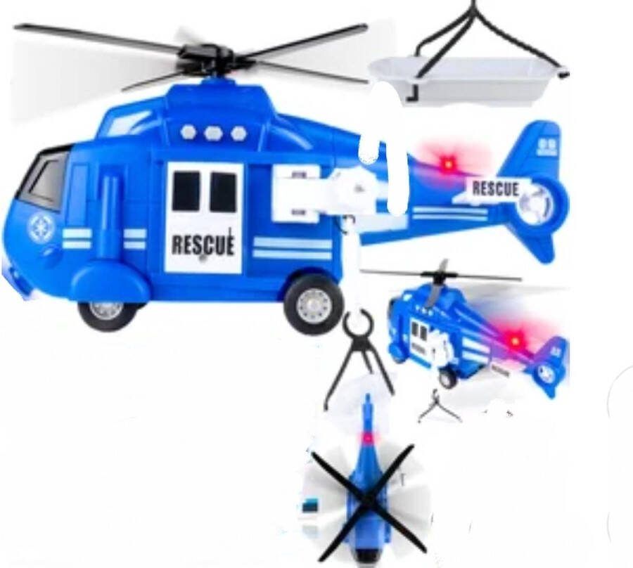 Ilso politie helikopter licht en geluid 1:16 inclusief batterijen