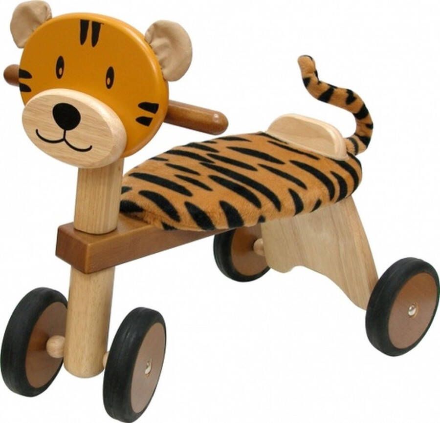 I'm Toy Loopfiets Tijger Junior Bruin Blank