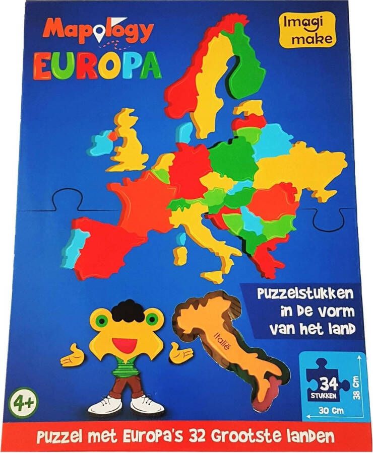 Paagman Imagimake foam puzzle grootste landen van Europa