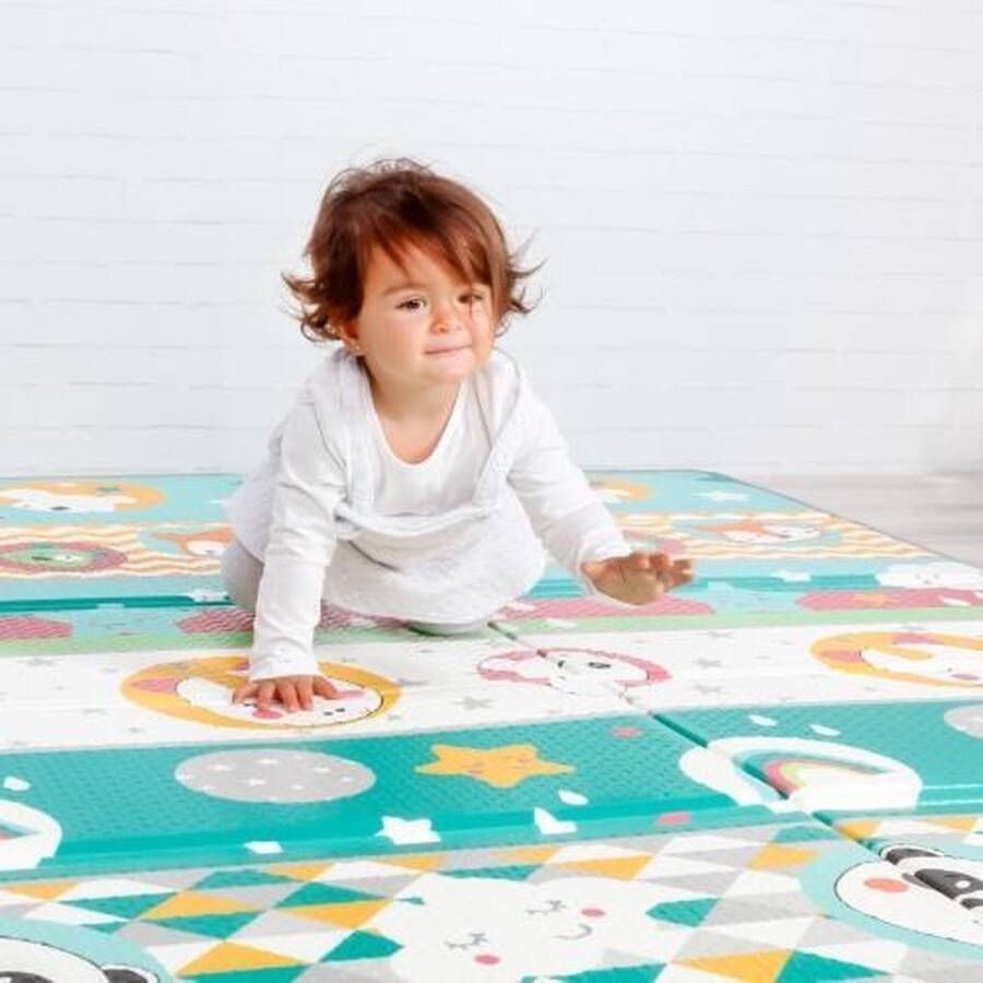Imaginarium Speelkleed XL Babykleed van Foam Opvouwbaar met Tas 200 x 140 cm Groen