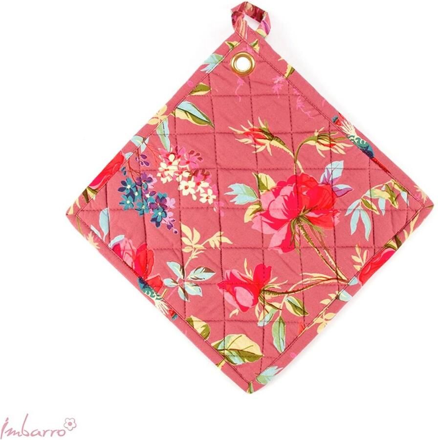 Imbarro Home & Fashion Imbarro Fashion & Home Pannenlappen Paradise Rose set of 2
