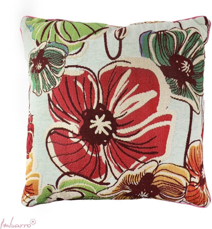 Imbarro Home & Fashion Imbarro Sierkussen Kussen Rozalie 50x50cm Katoen Polyester