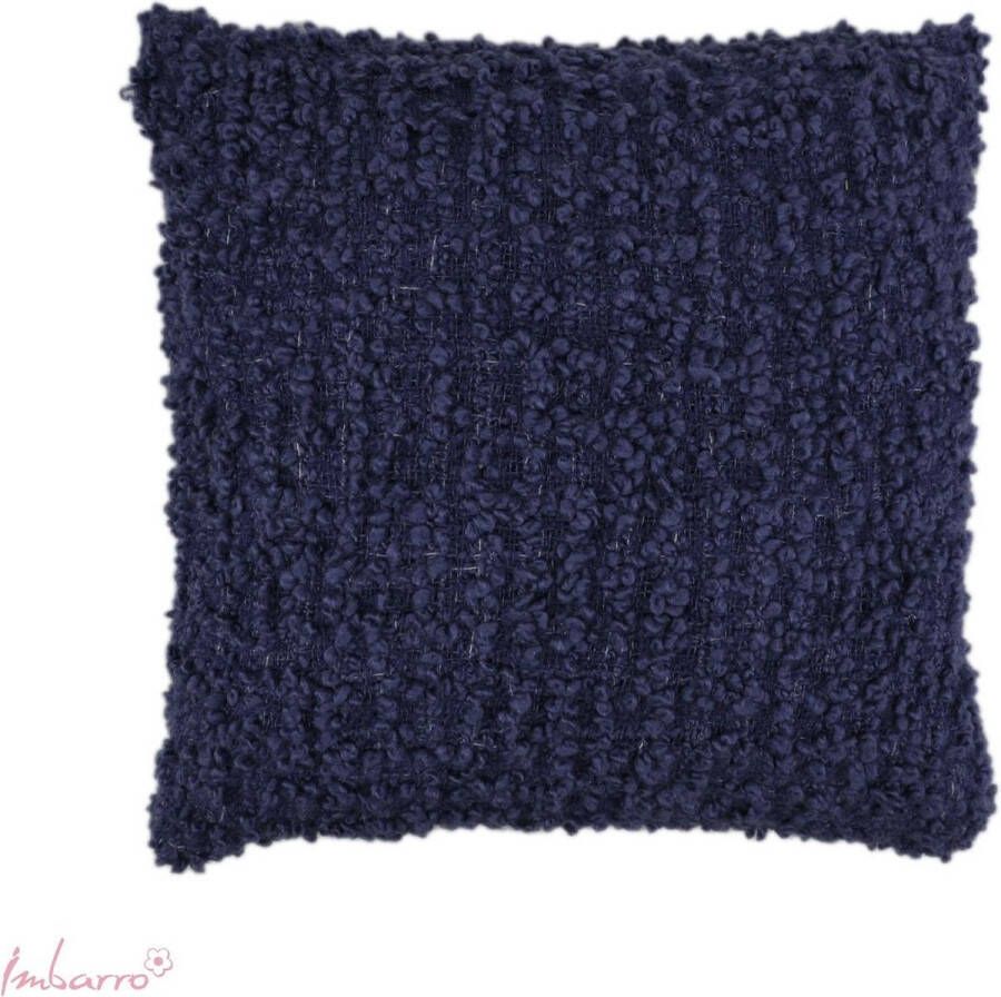 Imbarro Home & Fashion Imbarro Sierkussen Kussen 100% Acryl Handgeweven Purple 50x50
