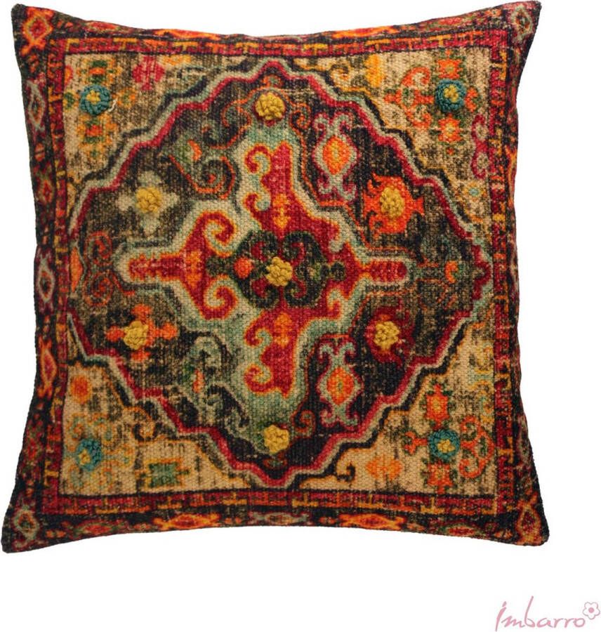 Imbarro Home & Fashion Imbarro Sierkussen Kussen Manu 100% Katoen 50x50 Handgemaakt