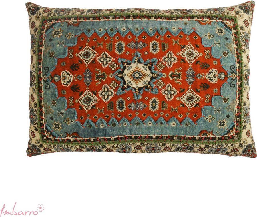Imbarro Home & Fashion Imbarro Sierkussen Kussen Meadow 40x60cm 100% Katoen Bohemian Chic