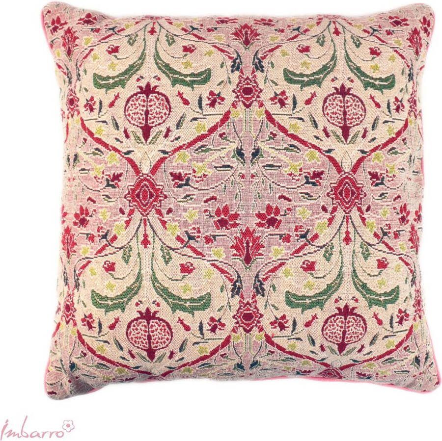 Imbarro Home & Fashion Imbarro Sierkussen Kussen Punica 50x50cm Katoen Polyester
