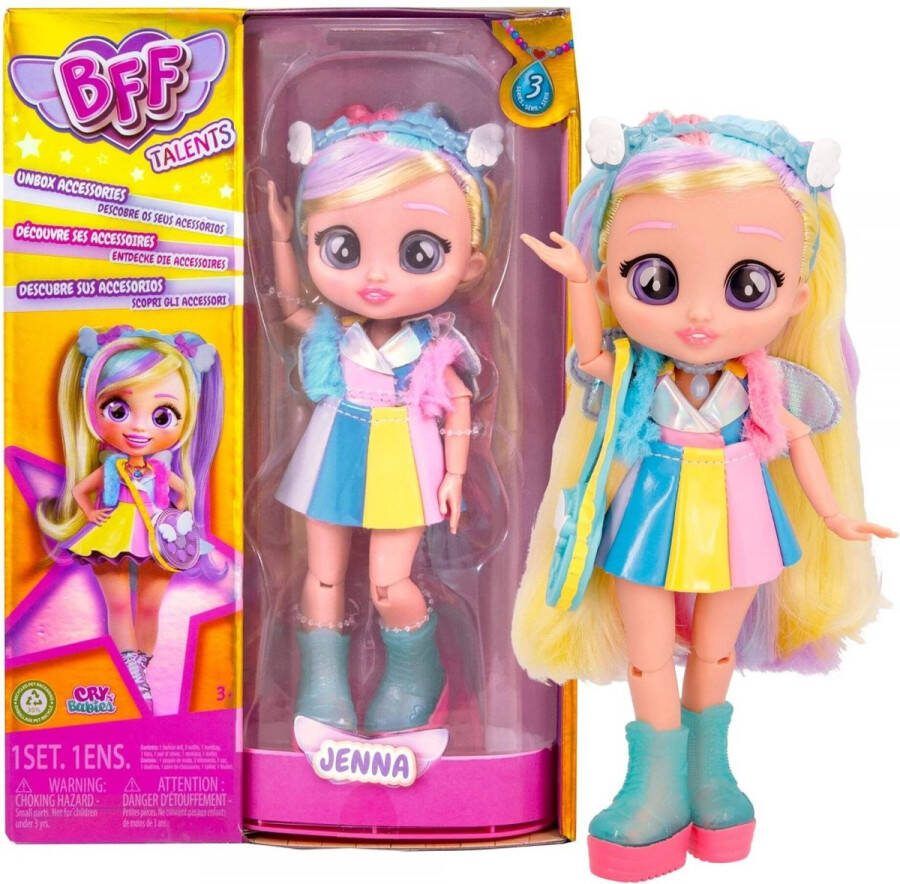 Imc Toys BFF by Cry babies Modepop Jenna Incl. accessoires