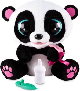 Speelgoed de Betuwe IMC knuffelpanda Yoyo junior 28 x 32 cm pluche zwart wit 3-delig