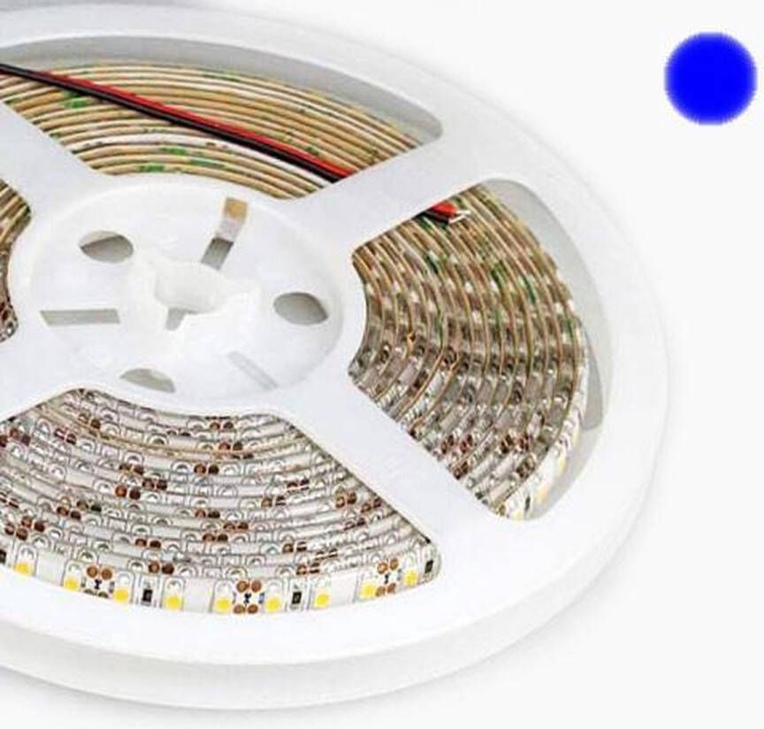 Immers ledlights 5Meter LEDstrip blauw 600x 2835smd 96watt -IP65