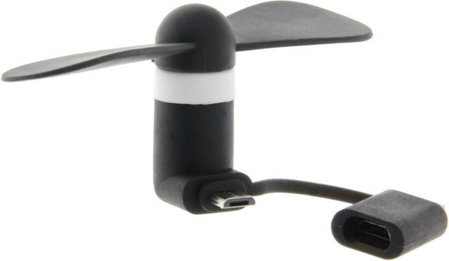 IMoshion Smartphone ventilator Micro-USB Lightning Zwart