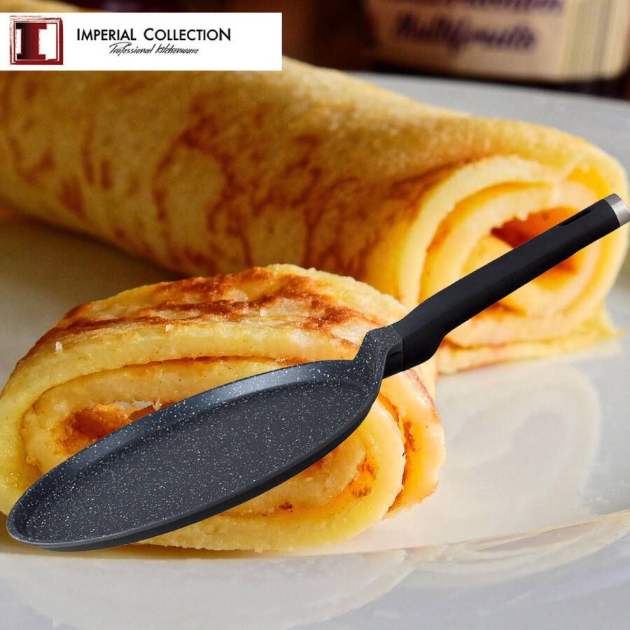 Imperial Collection Crêpepan met antiaanbaklaag van zwarte steen