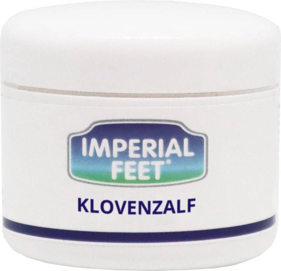 Imperial Feet Klovenzalf Voetencreme 75ML: Intensieve Pedicure Voetverzorging Hielklovencreme Hydraterende Droge Huid Voetcreme Eeltvermindering Voet Hydratatie Huidherstel Zachte Voeten Verzachtende Voetbalsem Voetcrème voor Gebarsten Hielen