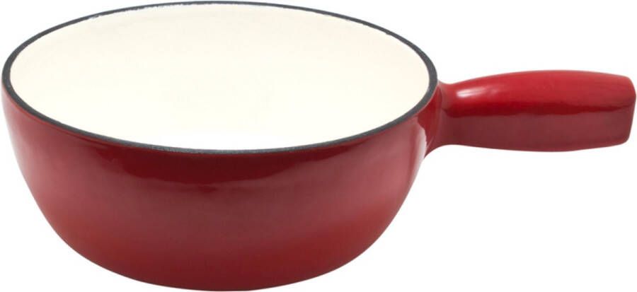 Imperial Kitchen Kaasfondue 21cm Emaille Rood