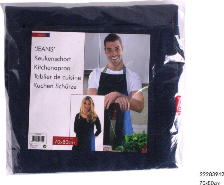 Imperial Kitchen Keukenschort Jeans 70 x 80cm