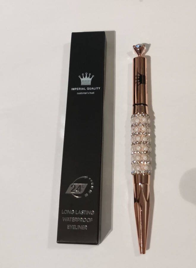 Imperial Quality -Eyeliner-Waterdicht Pen Eyeliner-Duurzaam-Elegant-Dames-Meisjes-Vrouw-Zwart-Stijlvol-Soepel glijden