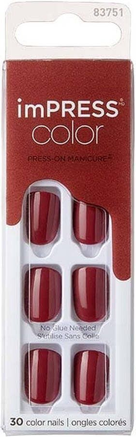ImPRESS Gellak Color Kunstnagels 30 stuks Nepnagels Espress(Y)Ourself