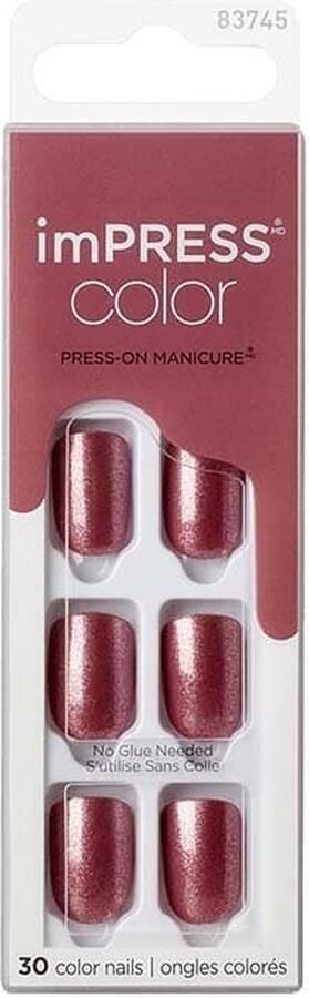 ImPRESS Gellak Color Kunstnagels 30 stuks Nepnagels Peanut Pink