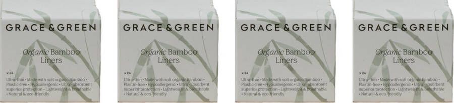 ImseVimse Grace & Green 4 x bamboo inlegkruisjes 24 pcs