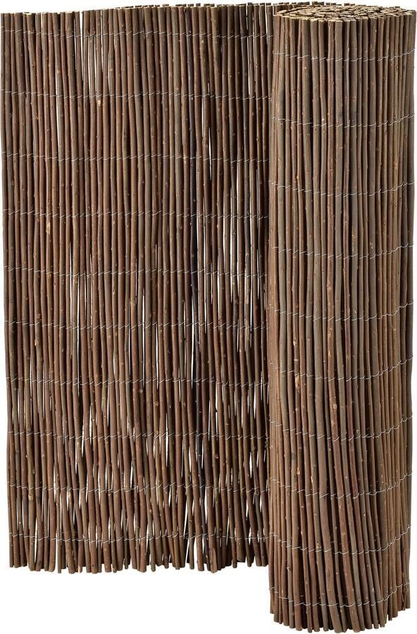 In And Outdoormatch Rieten Hek Destini Tuinschutting Tuinscherm Op Rol 500x100 cm