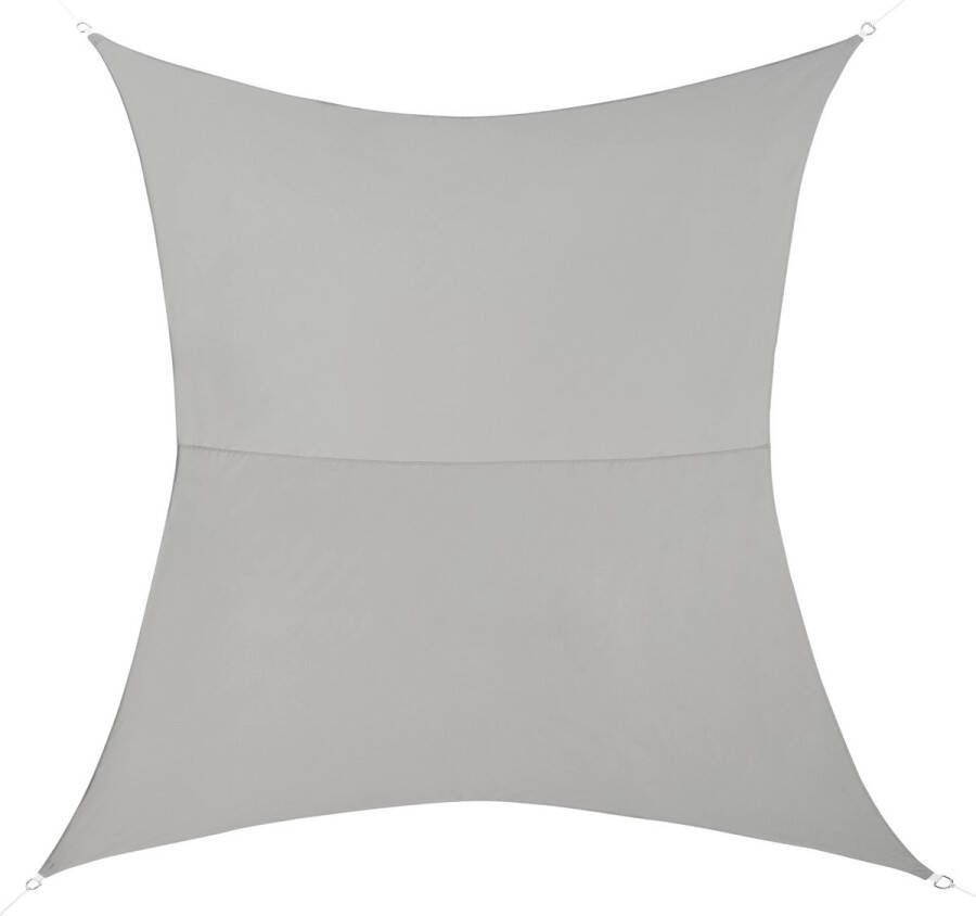 In And Outdoormatch Schaduwdoek Alta Waterafstotend Rechthoekig 2x3m Lichtgrijs UV Bescherming