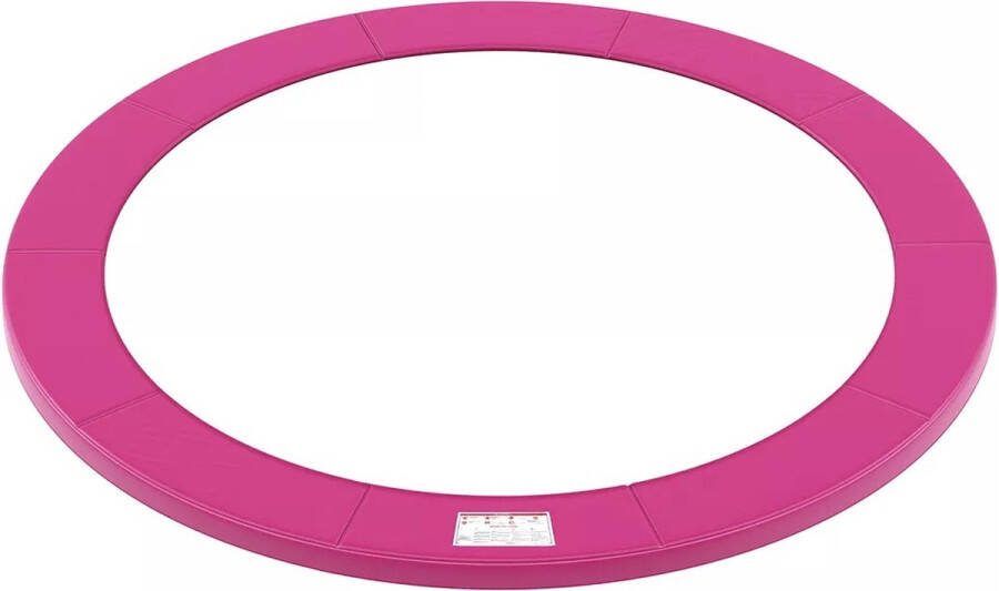 In And Outdoormatch Trampoline Edge Cover Emely Spring Cover Randbescherming Veiligheidsmat UV-bestendig Scheurbestendig Trampoline-accessoires Standaardmaat Roze