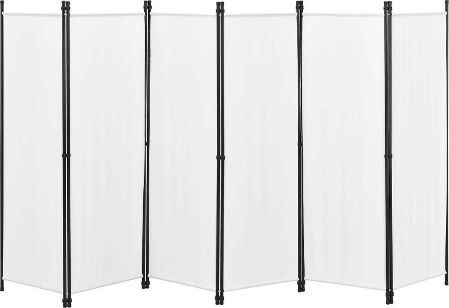 In And Outdoormatch Tuinscherm Yenna Scheidingswand 171x300 cm wit